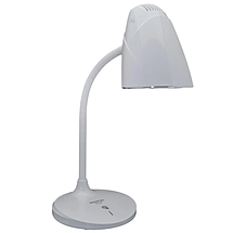 Біла настільна LED лампа 3Вт 3000-5500К на акумуляторі Type-C диммер 44х14.5 см, фото 5