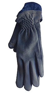 Замш сенсорні жіночі рукавички стильні тільки гуртом