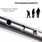 Милиця підлокітна з анатомічною ручкою Supretto складана (8093), фото 4