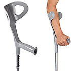 Милиця підлокітна з анатомічною ручкою Supretto складана (8093), фото 10