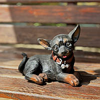 Садова фігура Той тер'єр (18х13х22 см), садові фігури з полістоуну, садові статуетки