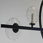 Дизайнерська стельова люстра 1003/10BK, фото 4