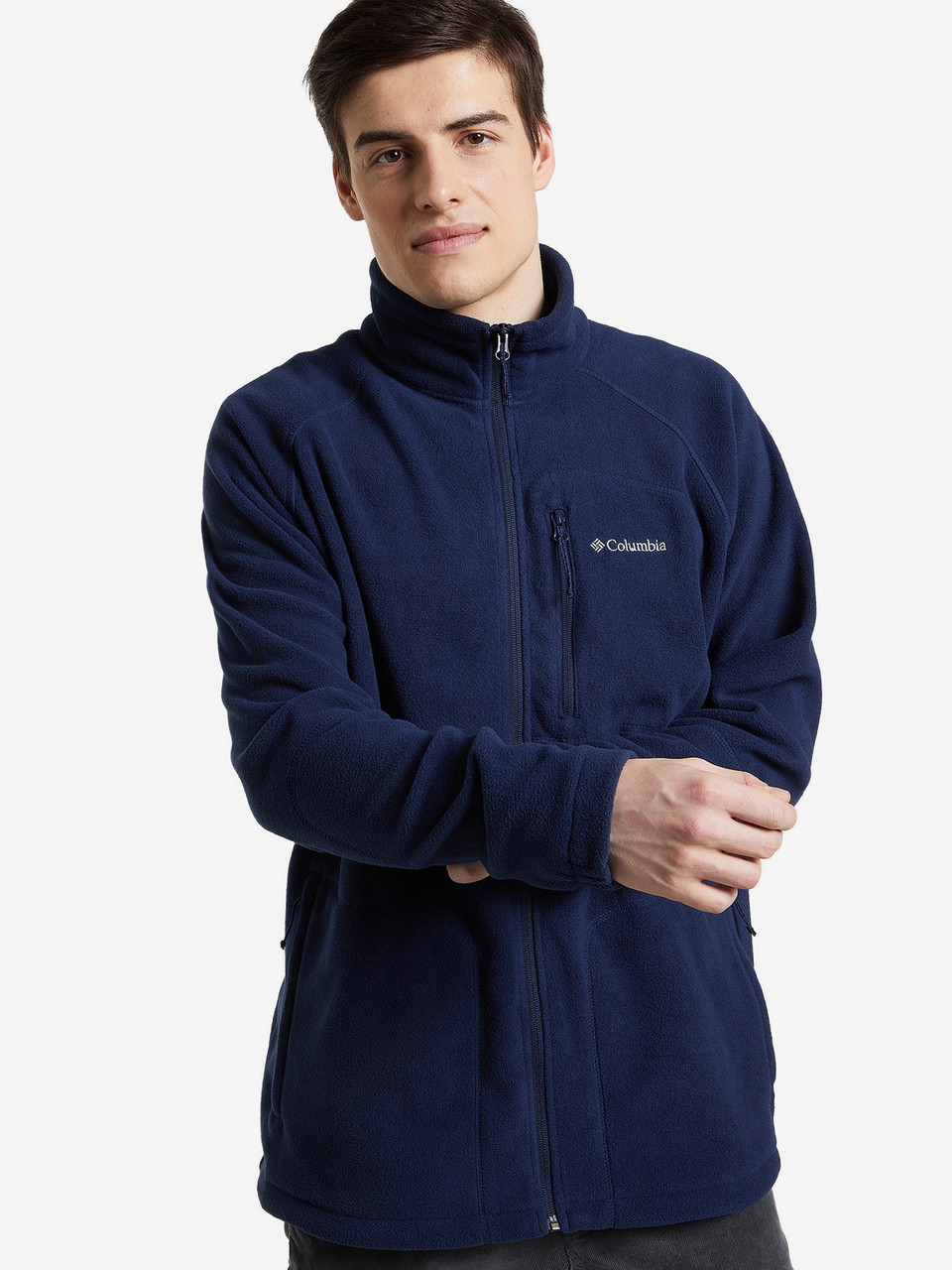 Джемпер чоловічий Columbia Fast Trek II Full Zip Fleece, Синій, фото 1