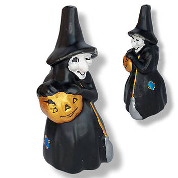 Хелловін декоративна Свічка Баба Яга 20*10 см