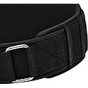 Пояс для важкої атлетики RDX RX5 Double Belt неопреновий Black M, фото 5