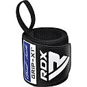 Бинти для зап'ястків (кистьові бинти) RDX GYM WRIST WRAP R11 BLACK/BLUE, фото 6