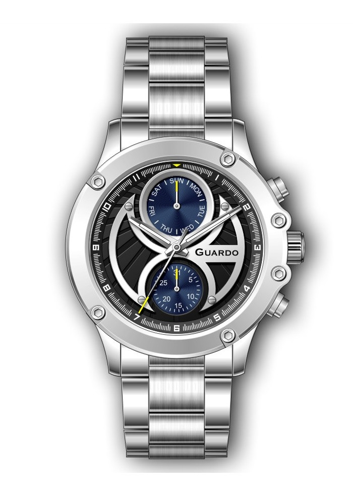 Годинник Guardo 012759-3 (m.SBBl)