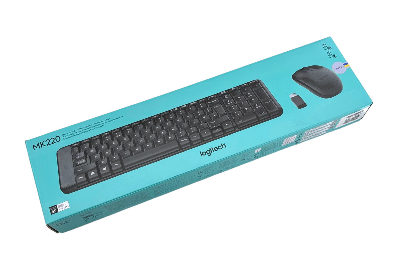 Комплект бездротовий Logitech MK220 UA, фото 1