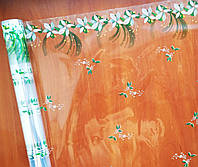 Пленка с рисунком "Цветы зеленые" (60 см; 400 г)