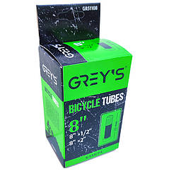 Камера для самоката (електросамоката) Grey's 8 x 1/2 х 2,00 AV вентиль 22 мм.