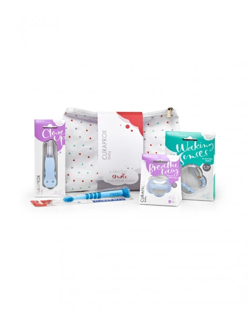 Дитячий набір блакитний Curaprox Baby Set