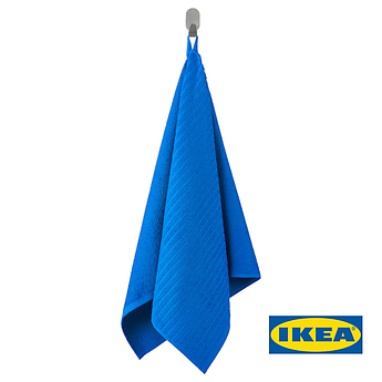 Рушник для рук IKEA VÅGSJÖN Синій 205.762.61
