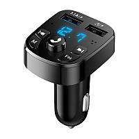 FM-трансмітер з автомобільним зарядним пристроєм від прикурювача 2 USB 3.1A Модулятор виклику без рук MicroSD Bluetooth 5.0