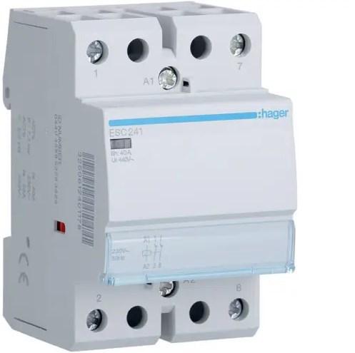 Контактор Hager 40A 2НЗ 230В ESC241