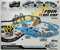 Дитяча Залізниця з машинкою та семафором на батарейках.