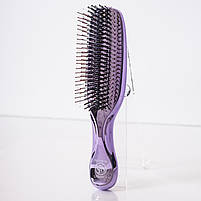 Розчіска для волосся фіолетова S-Heart-S Scalp Brush World Premium Long Purple, фото 6