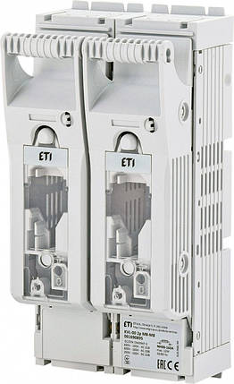 Роз'єднувач запобіжників для АКБ до 160А  ETI KVL-00 2p M8-M8, фото 1