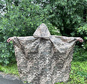 Дощовик пончо шви проклеєні піксель