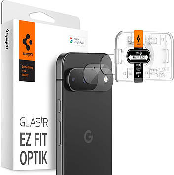 Захисне скло Spigen для камери Pixel 9 - EZ Fit Optik (2шт), Clear (AGL08443)