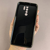 Чохол для Xiaomi Redmi 9 глянцевий чохол з кільцем тримачем на телефон сяомі редмі 9 чорний l7h, фото 3