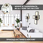 Cвітлодіодна люстра 65 Вт з пультом і мобільним додатком регулювання яскравості колір каркасу чорний ESL-21574, фото 5