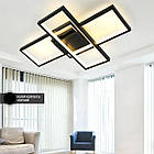 Cвітлодіодна люстра 65 Вт з пультом і мобільним додатком регулювання яскравості колір каркасу чорний ESL-21574, фото 8