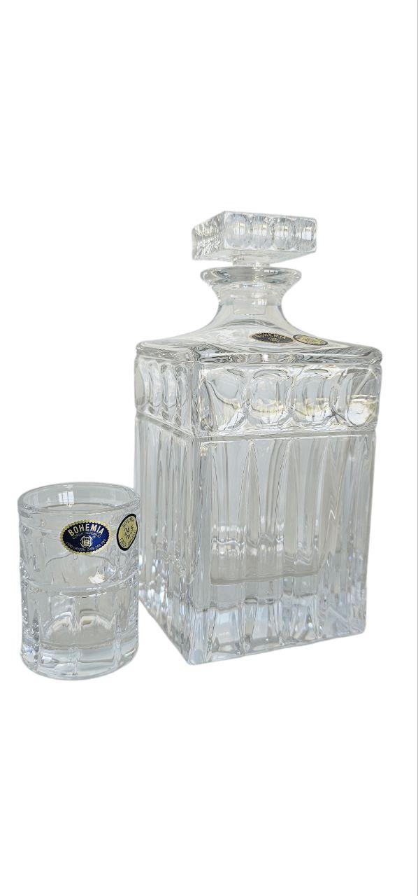 Набір для горілки Bohemia Paul, штоф і рюмки 6 шт, h-18 см, 900 мл, h-7 см, 50 мл (199-1325), фото 1