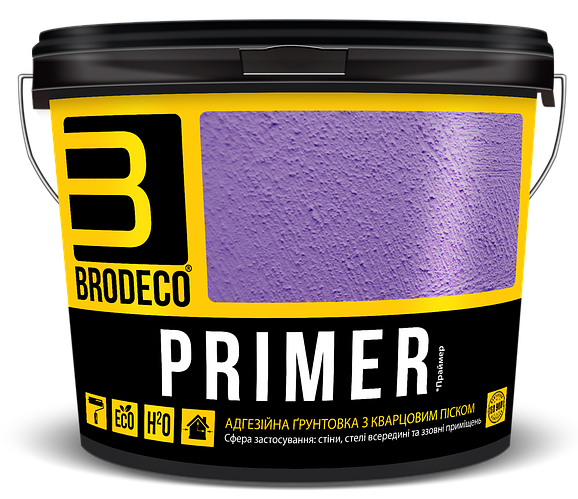 Адгезионная грунтовка Primer TM Brodeco (кварц. грунт) 2.5л (ID ...