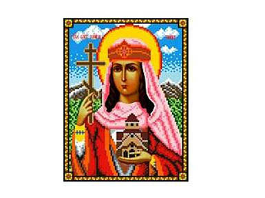Схема для вишивки Aida №16 Св.Благ.Цариця Тамара ККИ-5044 ТМ Каролінка Азовя FG