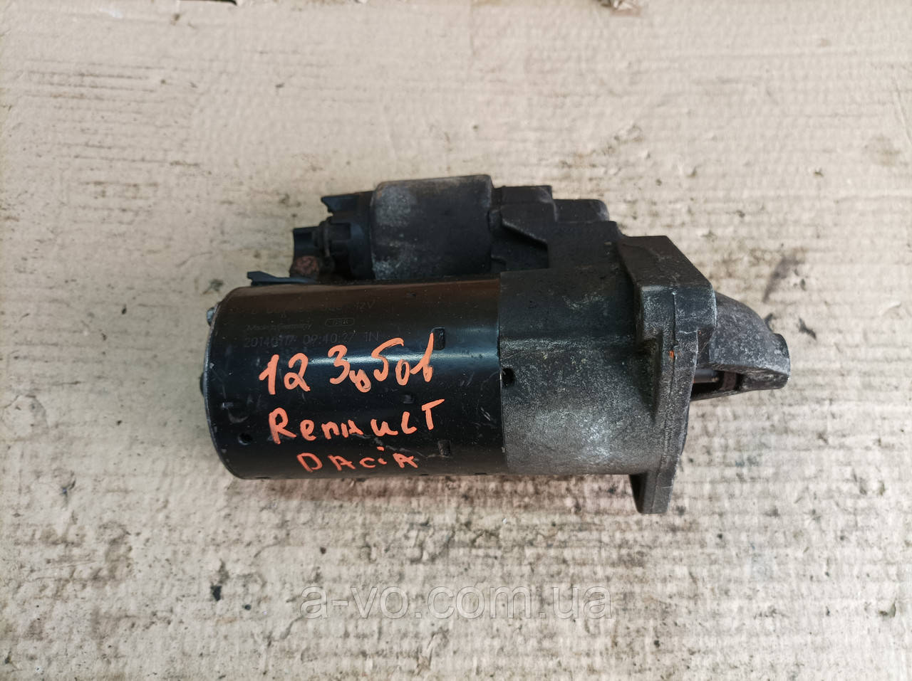 Стартер для Renault Captur, Clio, Kangoo, Megane, Scenic, 001136008, 233001073R, 12 Зубів, фото 1