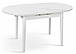 Білий розкладний обідній стіл овальний із МДФ із керамічним покриттям мармур Титан 110/140х75 Мікс Мебель, фото 6