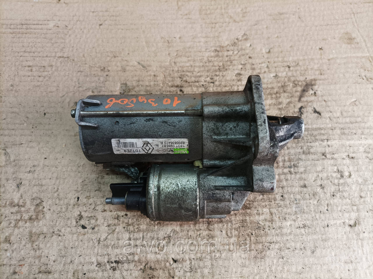 Стартер для Nissan Cube, Micra, Note, Renault Clio, Laguna, Scenic, Megane, 8200836473, TS12E9, 10 Зубов, фото 1