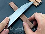 Шкіряний брусок для доведення ножів + паста ГОІ, фото 7