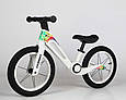 Велобіг дитячий Corso 14 дюймів NL-19903 Білий, складана нейлонова рама, надувні колеса 14'' (Біговел), фото 5