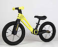 Велобіг дитячий Corso 14 дюймів NL-71040 Жовтий, складана нейлонова рама, надувні колеса 14'' (Біговел), фото 3