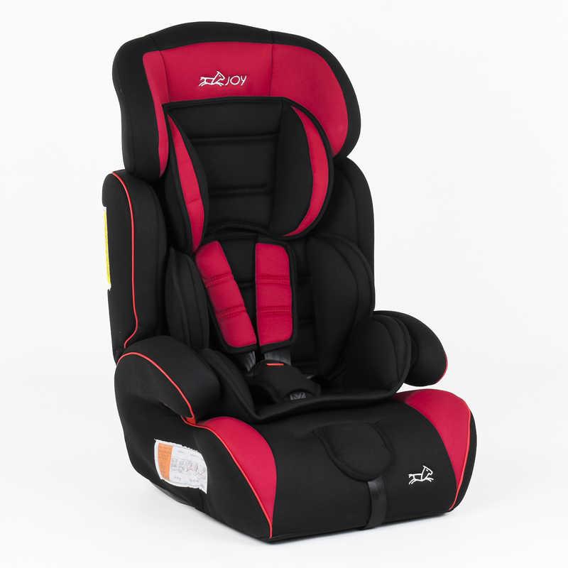 Дитяче автокрісло 9-36 JOY 2066 V Червоне, від 9-36 кг, універсальне, з бустером, група 1/2/3