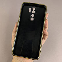 Чохол для Xiaomi Redmi Note 8 Pro глянсовий чохол з кільцем тримачем на сяомі редмі нот 8 про чорний l7h, фото 3