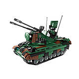 Конструктор дитячий ігровий військовий військова самохідна зенітна установка Flakpz Gepard на 1352 деталей, фото 2