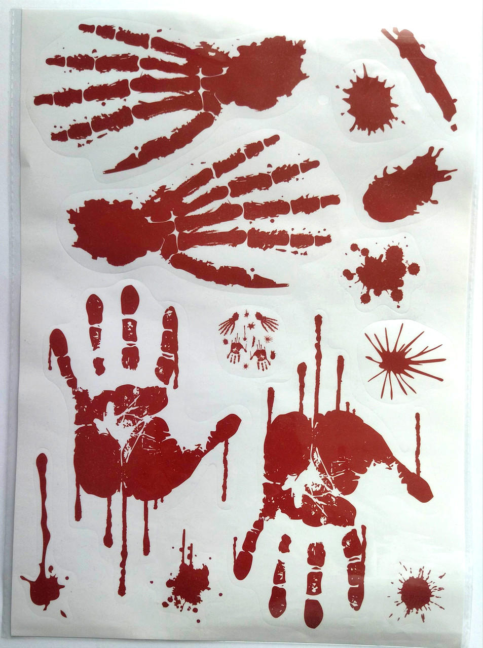 Наклейки "Криваві відбитки рук", фото 1