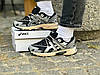 Чоловічі кросівки Asics Gel-Kahana Tr v2 Grey Black Silver (Чорні) Взуття Асикс Гель Кахана текстиль сітка шкіра демісезон, фото 2