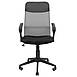 Офісне крісло із сітковою спинкою сірого кольору, сидіння чорне хрестовина пластикова Ультра Ю Ultra U Richman, фото 6