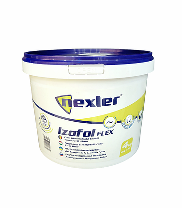 Мастика гідроізоляційна Izolex IZOFOL FLEX 4 кг, фото 1