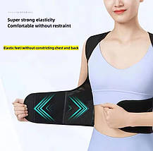 Грудопоясничний корсет коректор правильної постави Molded compression vest XL, Бандаж для вирівнювання спини, фото 6