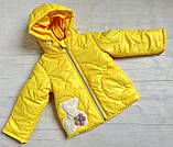 Легка й тепла куртка для дівчинки Нікуся, розміри 80-110, фото 4