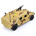 Інерційний бронеавтомобіль України та ЗСУ Військовий джип Hummer Броньовик машинка дитяча хаммер з кулеметом, фото 8