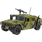 Інерційний бронеавтомобіль України та ЗСУ Військовий джип Hummer Броньовик машинка дитяча хаммер з кулеметом, фото 6