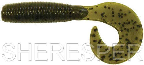 Силікон Big Bite Baits Finesse Grub 3" Grn Pump 10 шт.