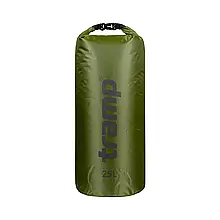 Гермомішок Tramp 25 літрів PVC Diamond Rip-Stop оливковий