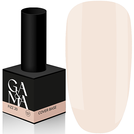 Камуфлююча база GaMa Cover Base №020 Fizz, 15 мл айворі, фото 1