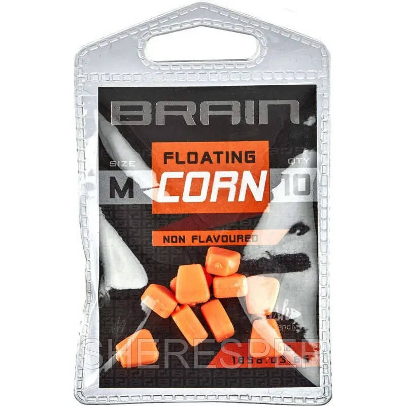 Кукурудза Brain Fake Floating Corn Non Flavoured Розмір-S до:жовтогарячий